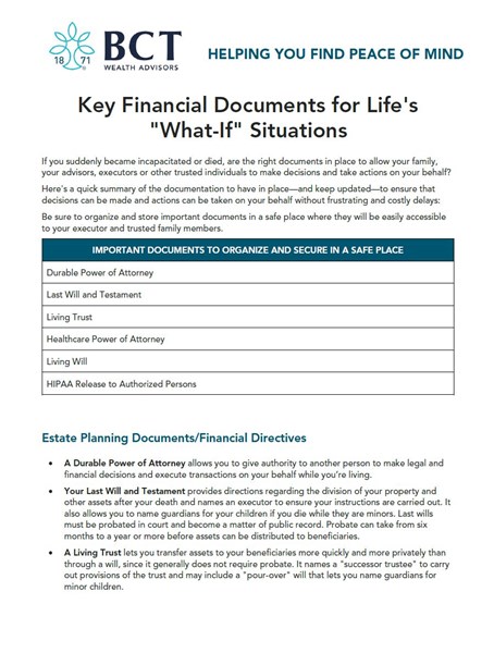 Wealth-Key_documents_list